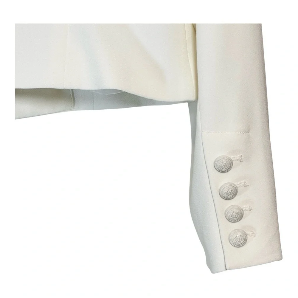 Generation Love Penn Crepe Blazer in White NWT - Picture 5 of 7